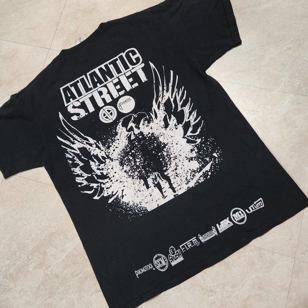 Atlantic Street AS Music‎ T Shirt Mens L Large Flo Rida Big Kuntry Concert Tour